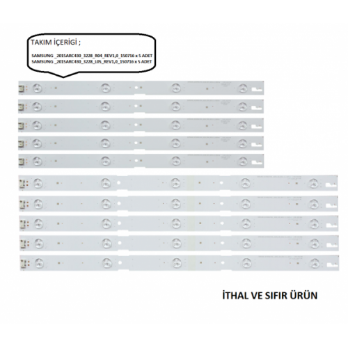 2015Arc430-3228-L05 - Lm41-00174A Lm41-00173A Sıfır Led Bar Takım