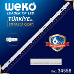 Seg 42Sd6100 Regal 42R6010F Finlux 42Fx610F Led Bar Takımı