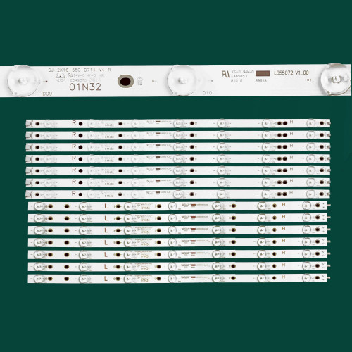 SMARTLED-111  PHILIPS, 55PUS6101/12, 55PUS6501/12, 55PUS6561/12, 55PUS6551/12, 55PUS6581/12, 55PUS6401/12, 55PUS7002/62, LED BAR, LB55072 V1_00, LB550